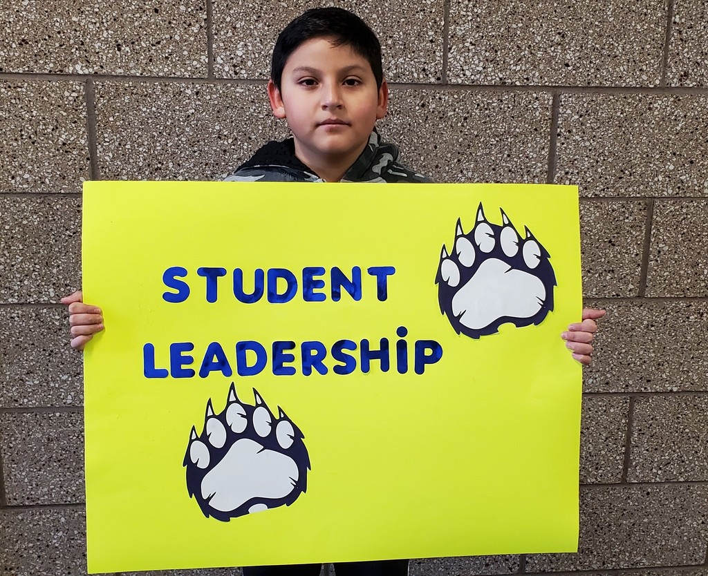 Student Leadership sign