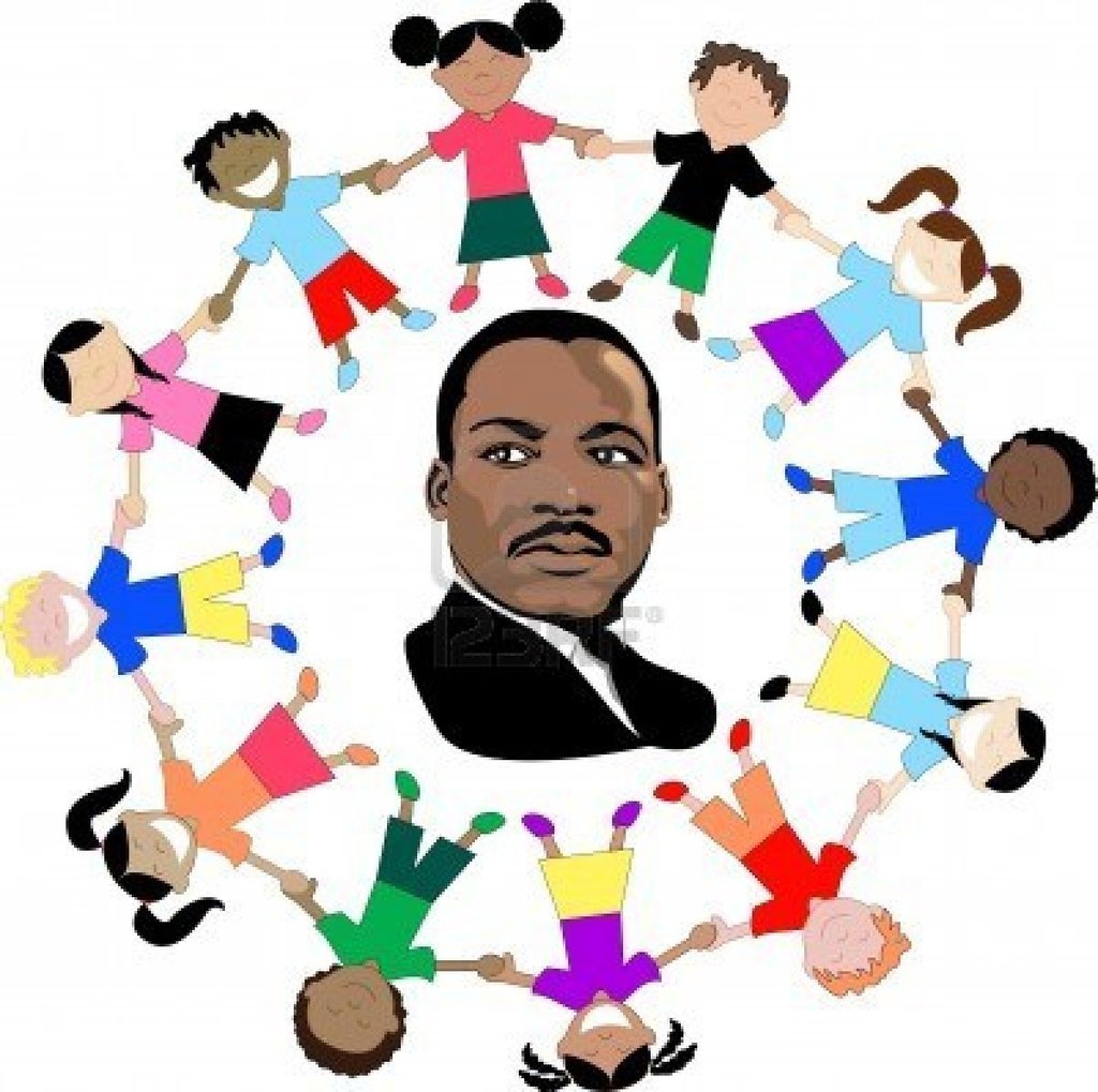 MLK with diverse kids