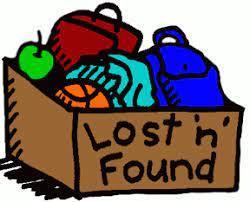 Box of Lost and Found items
