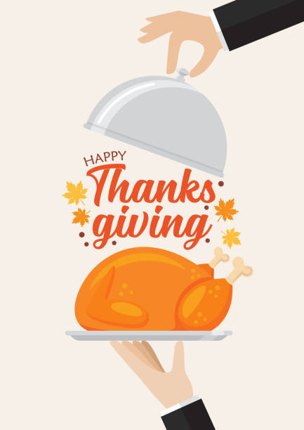 Roast turkey with words Thanksgiving